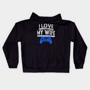 Mens I Love It When My Lets Me Play Video Games Kids Hoodie